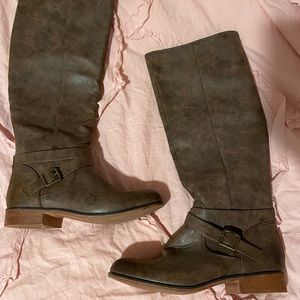 Women’s Brown Leather Boots (SIZE 8/9)